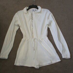 Princess Polly Women's White one-piece romper - Size 4